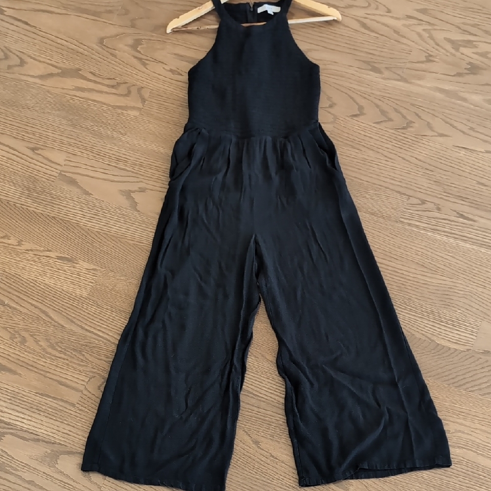 Size 6 Loft Black Jumpsuit